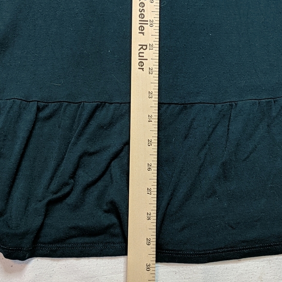 Emerald Brand Dark Green Tunic Top 2X - Picture 11 of 12